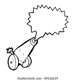 firing cartoon cannon