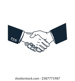 A firm handshake symbolizes a successful agreement