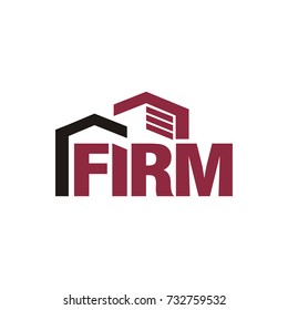 FIRM logo initial letter design template vector