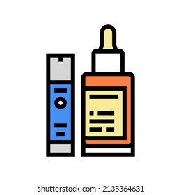 firming serum color icon vector. firming serum sign. isolated symbol illustration