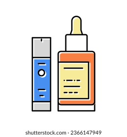 firming serum color icon vector. firming serum sign. isolated symbol illustration