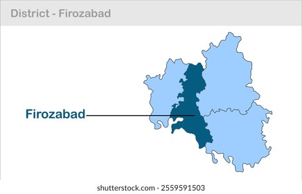 Firozabad sub-district map, Firozabad District, Uttar Pradesh State, Republic of India, Government of  Uttar Pradesh, Indian territory, Eastern India, politics, village, tourism