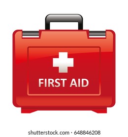 First aid bag icon