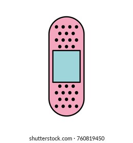 first aid band plaster medical help icon