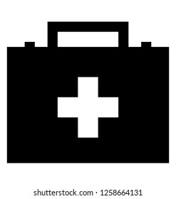 First aid box glyph icon