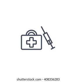 First aid box icon