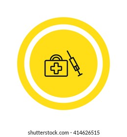 First aid box icon