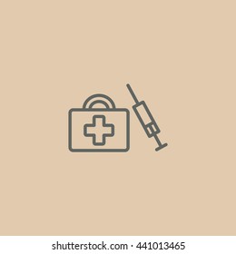 First aid box icon