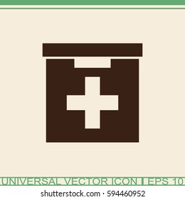 First aid box icon.