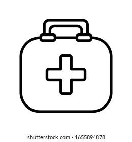 first aid box icon design vector template