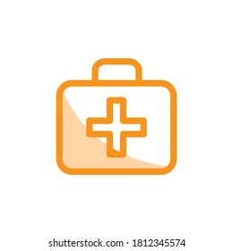 first aid box icon design vector template