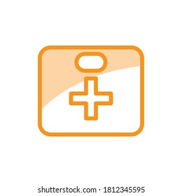 first aid box icon design vector template