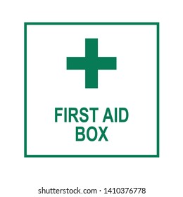 
First Aid Box Icon. Emergency Equipment Illustration As A Simple Vector Sign & Trendy Symbol for Design and Websites, Presentation or Mobile Application.