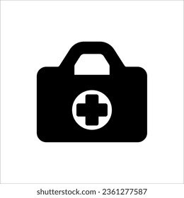 first aid box icon. isolated on white background