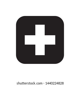first aid box icon logo collection
