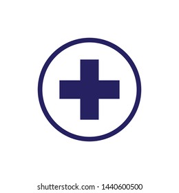 first aid box icon logo collection