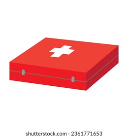 First aid box icon logo vector design template