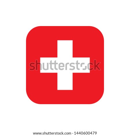 first aid box icon logo collection