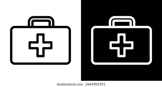 First aid box icon symbol concept for graphic design, Website, UI. EPS