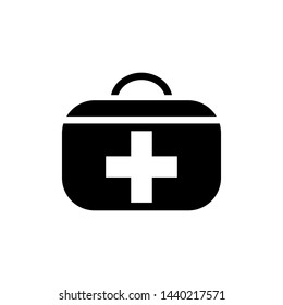 first aid box icon vector collection