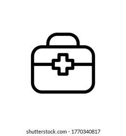 First Aid Box Icon Vector Symbol Stock Vector (Royalty Free) 1770340817 ...