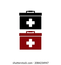 First aid box icon vector illustration