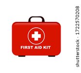 First aid box, isolated on white background
