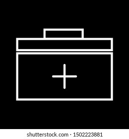First Aid box line icon