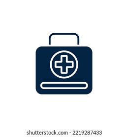 First Aid Box line icon. Simple element illustration. First Aid Box concept outline symbol design.