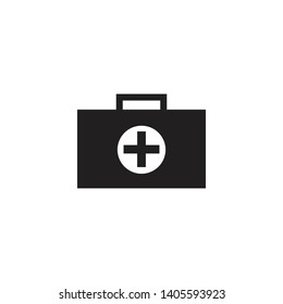 FIRST AID BOX ,  MEDICALE CASE ICON DESIGN , VECTOR EPS10