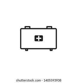 FIRST AID BOX ,  MEDICALE CASE ICON DESIGN , VECTOR EPS10