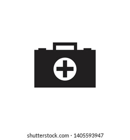 FIRST AID BOX ,  MEDICALE CASE ICON DESIGN , VECTOR EPS10
