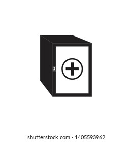 FIRST AID BOX ,  MEDICALE CASE ICON DESIGN , VECTOR EPS10