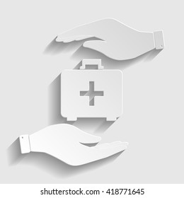 First aid box sign
