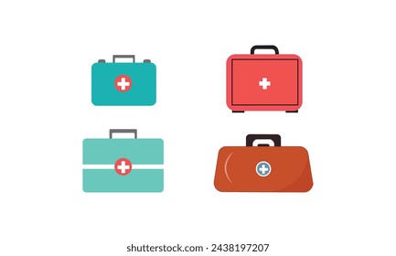 first aid box vector file illustration for commercial use.