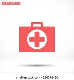 first aid box vector icon