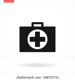 first aid box vector icon