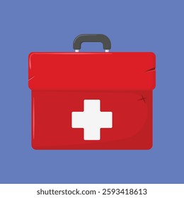 First Aid Box Vector Illustration. first aid kit icon vector