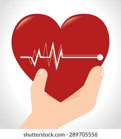 First aid design over white background, vector illustration.