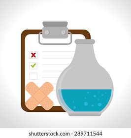 First aid design over white background, vector illustration.