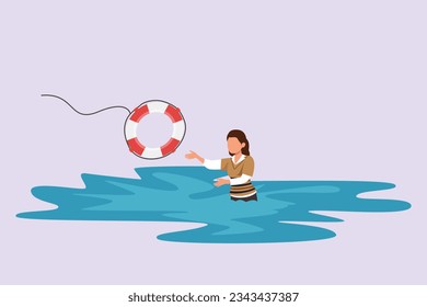 First aid. Emergency rescue concept. Colored flat vector illustration isolated. 