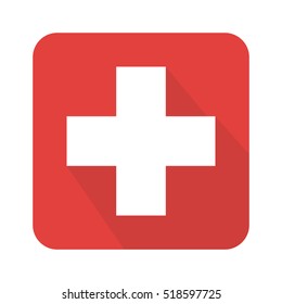 First aid flat design icon