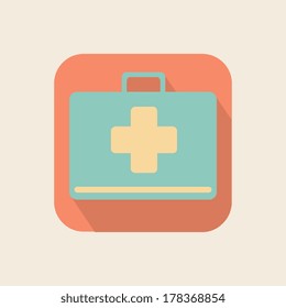 First aid flat icon