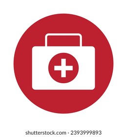 First aid flat style icon