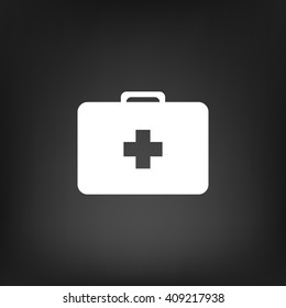 First aid flat style icon vector illustration