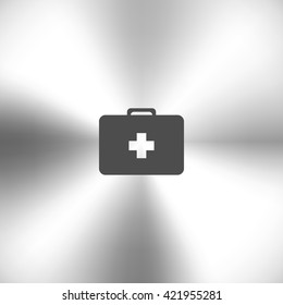 First aid flat style icon vector illustration