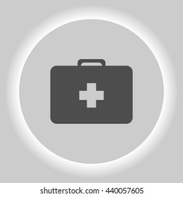 First aid flat style icon vector illustration