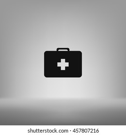 First aid flat style icon vector illustration