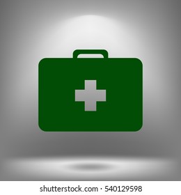 First aid flat style icon vector illustration