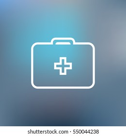 First aid flat style icon vector illustration